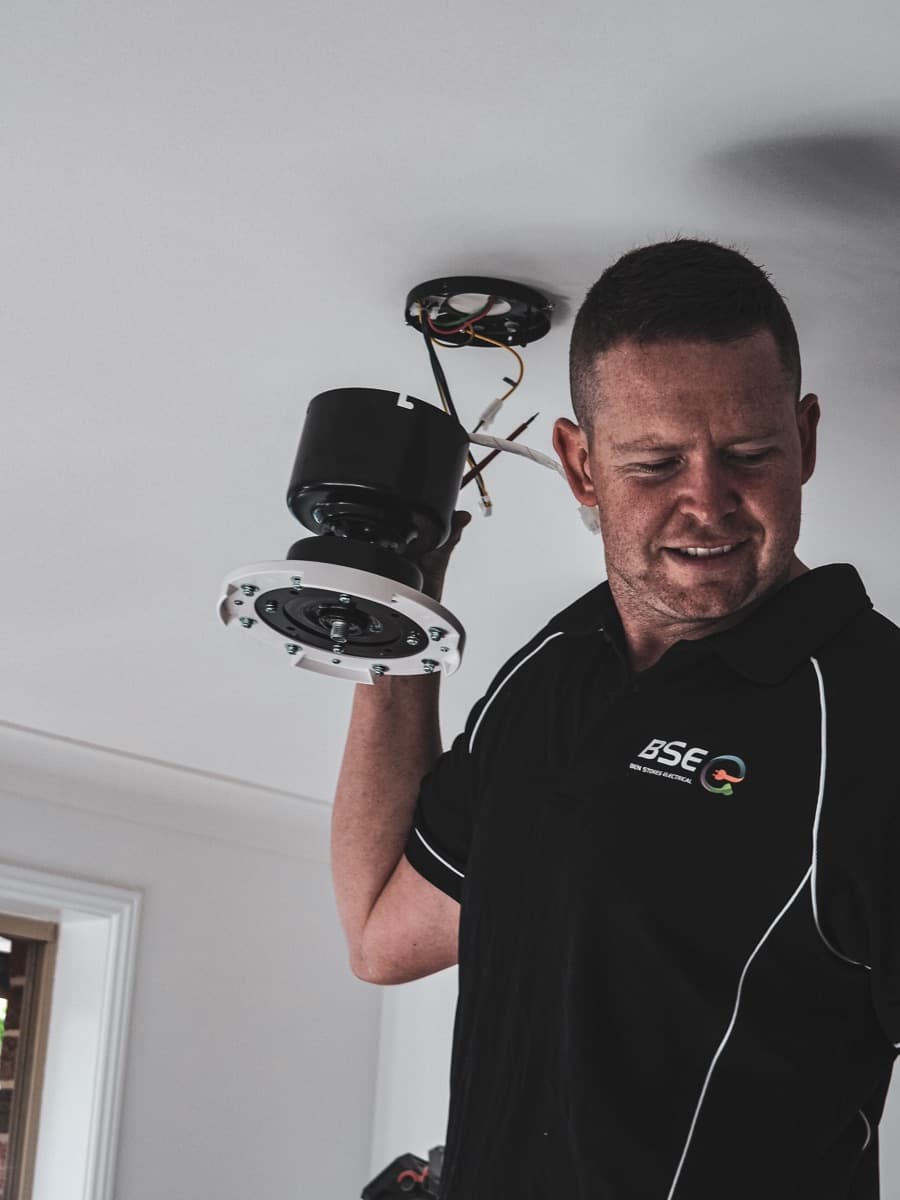 Ceiling fan install